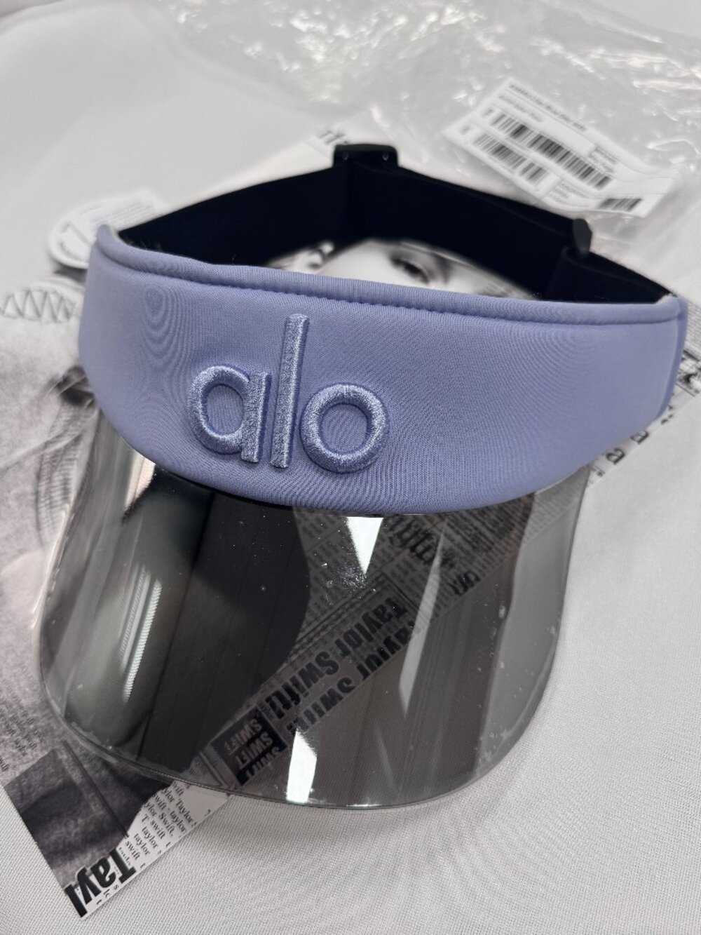 NWT Alo Airlift Solar Visor Lilac Blue Tennis Golf Cap ⚾🏐 sun hat
